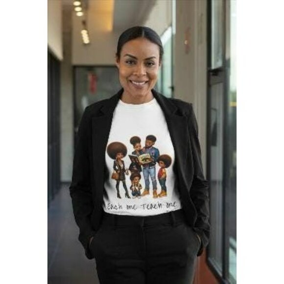 Tops - Each One Teach One Graphic T-Shirt For Adults & Kids